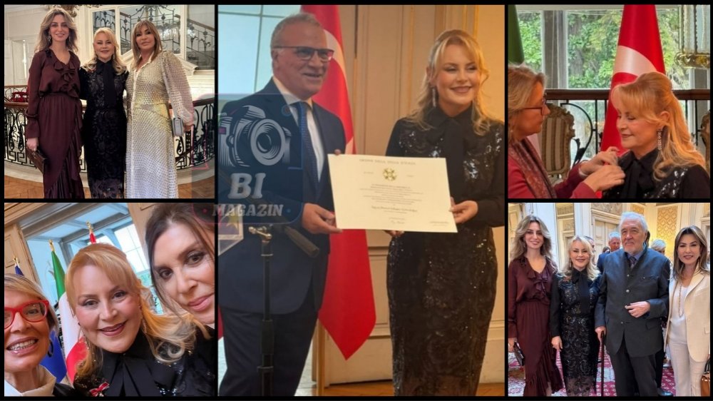 Demet Sabancı Çetindoğan'a "İtalya Yıldızı Nişanı" Verildi...