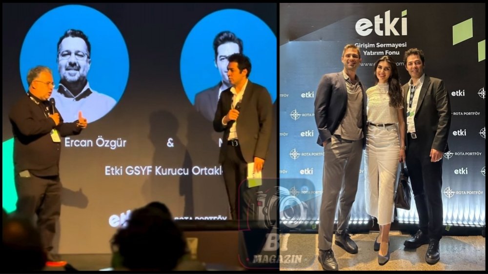 Lansman'da Eşini Yalnız Bırakmadı...