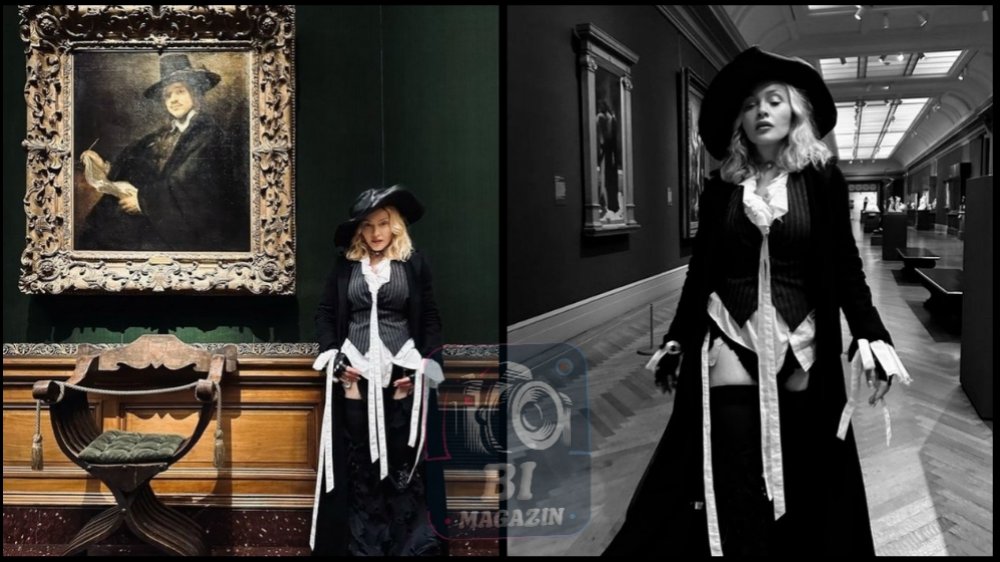Madonna'nın Gece Yarısı Müze Ziyareti...