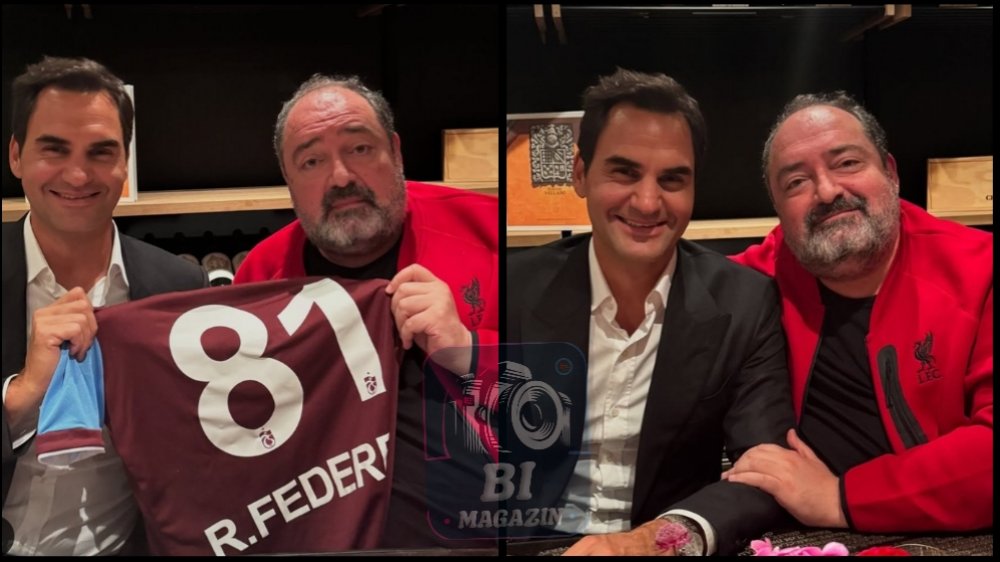 Roger Federer'e Trabzonspor Forması Hediye Etti...