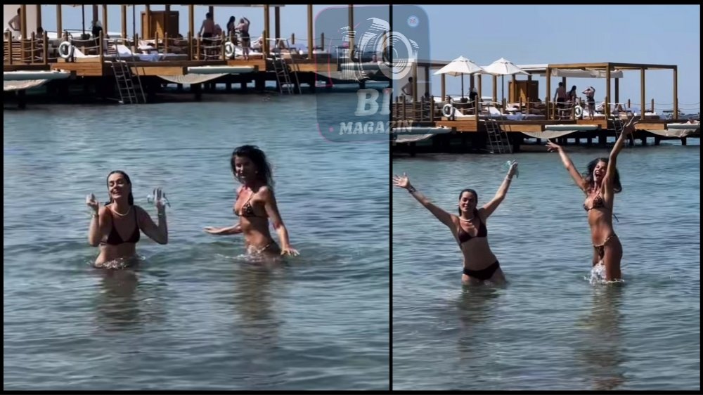Berrak Tüzünataç Ve Özge Özpirinçci'den Deniz Pozu...