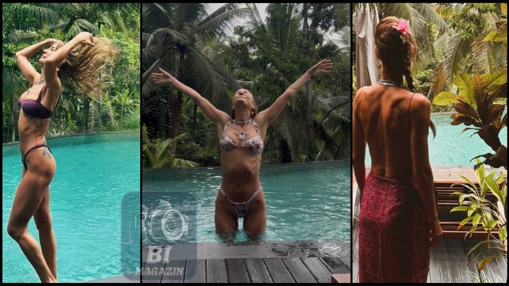 Çağla Şıkel'in Bali Pozları...