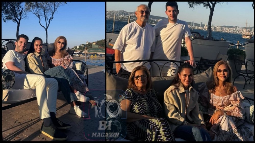 Feryal Gülman Oğlu Ve Geliniyle Geziyor...