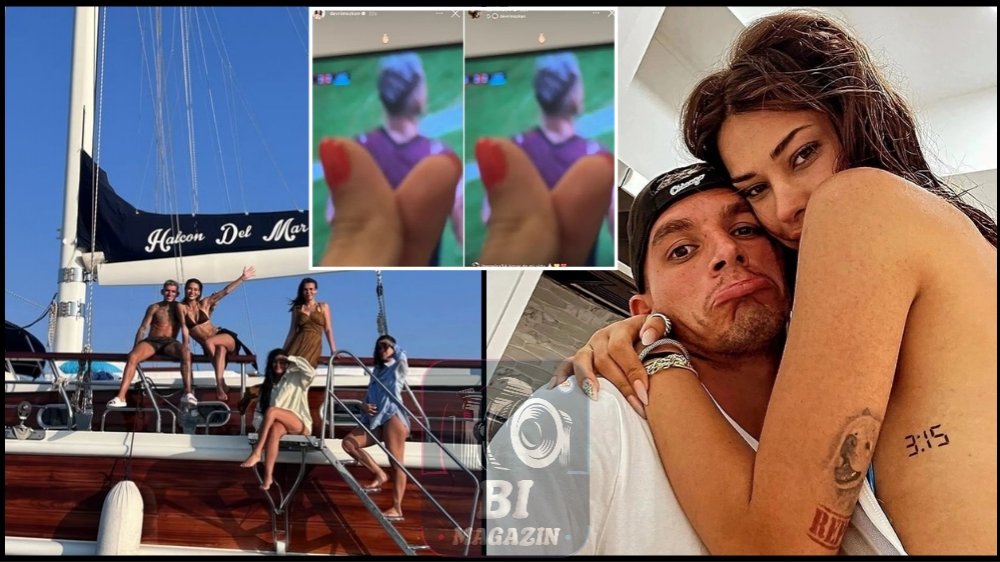 Lucas Torreira Maçtan Çıktı Yeniden Barıştığı Sevgilisi Devrim Özkan'a Koştu...
