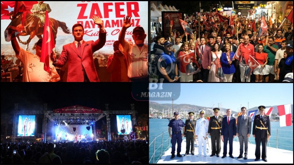 30 Ağustos Zafer Bayramı Bodrum’un Dört Bir Yanında Kutlandı...