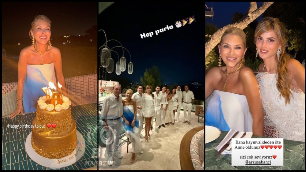 Arzu Sabancı'ya Aile Boyu Kutlama...