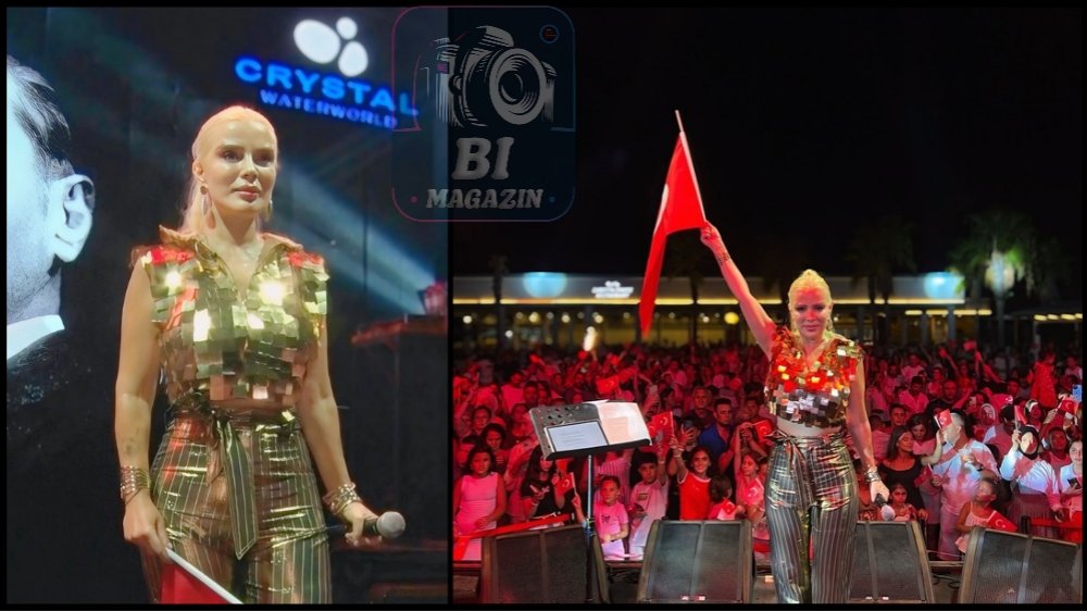 Ömür Gedik Konserinde 4 Bin Türk Bayrağı Dağıtıldı...