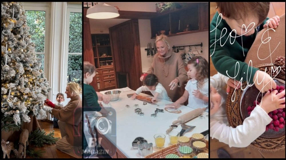 Bettina Machler Torunlarıyla Yılbaşı Hazırlığı Yapıyor...