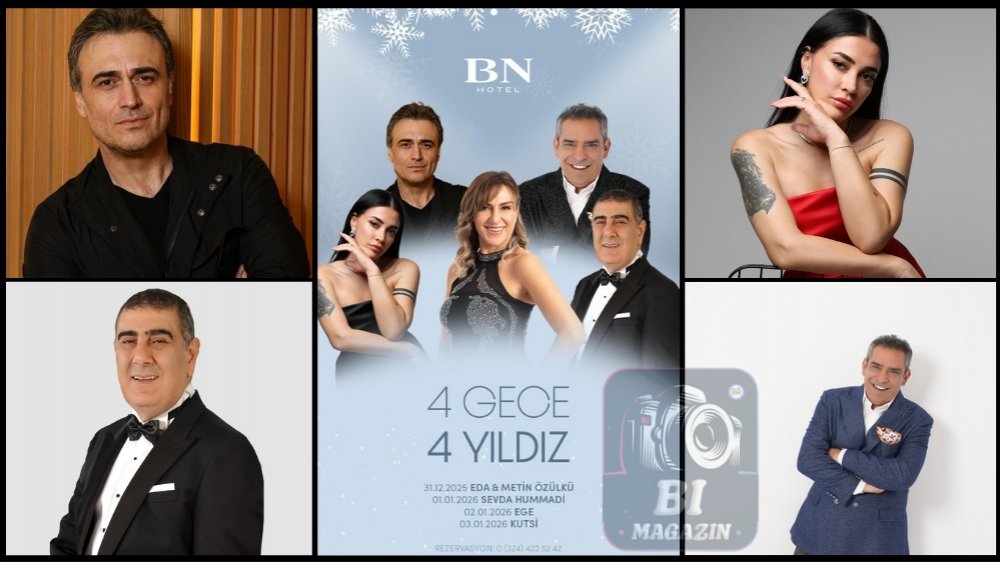 BN Hotel’den 2026’yı 4 Günde 4 Konserle Karşılayacak Özel Yeni Yıl Programı...