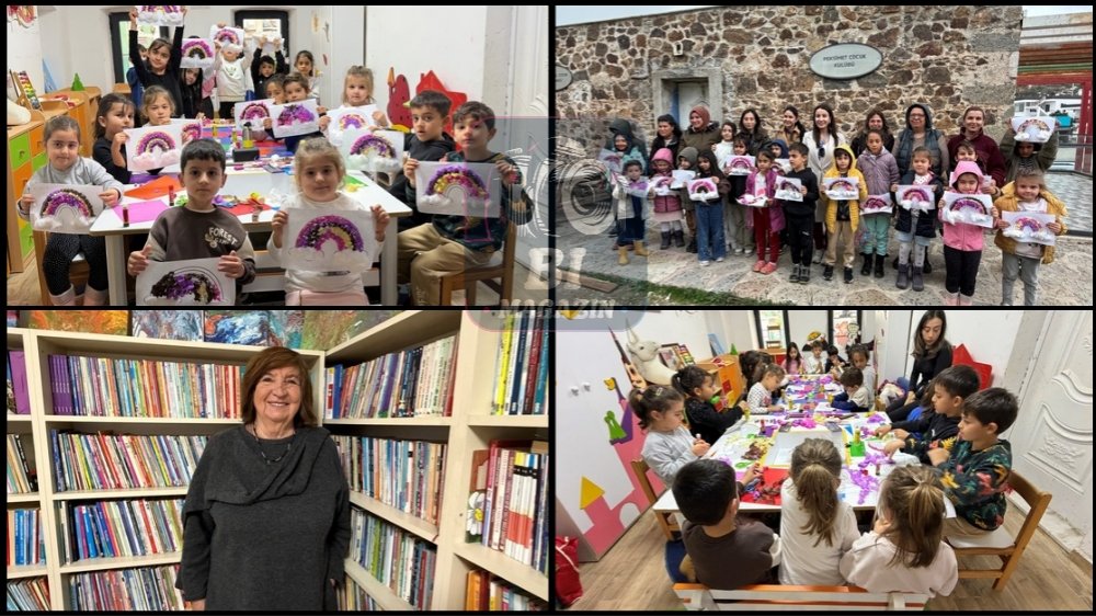 Gökkuşağı Sanat Atölyesi Çocuklardan Yoğun İlgi Gördü...