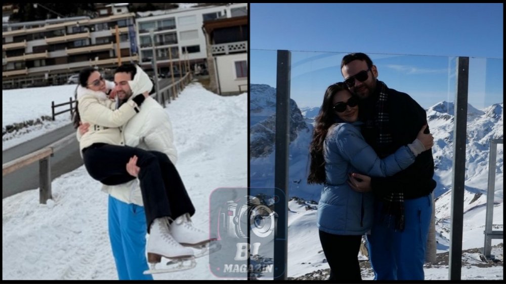 Sabancı, Oyuncu Sevgilisiyle Kayak Tatilinde...