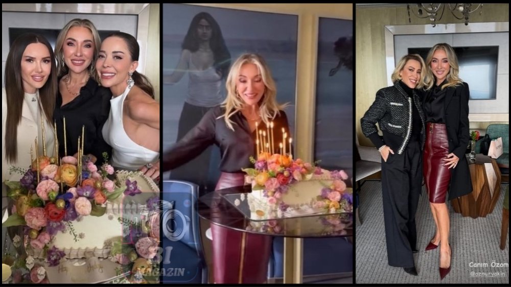 Doğum Gününü Dostlarıyla Kutladı...