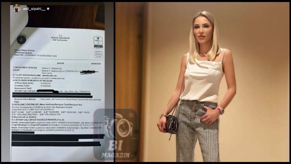 Aslı Sipahi Hakkında Yeni GelişmeTest Sonuçları Ortaya Çıktı...