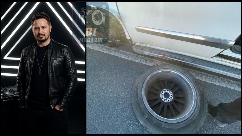 DJ Mahmut Görgen Ölümden Döndü! Seyir Halindeki Aracın Tekeri Fırladı...
