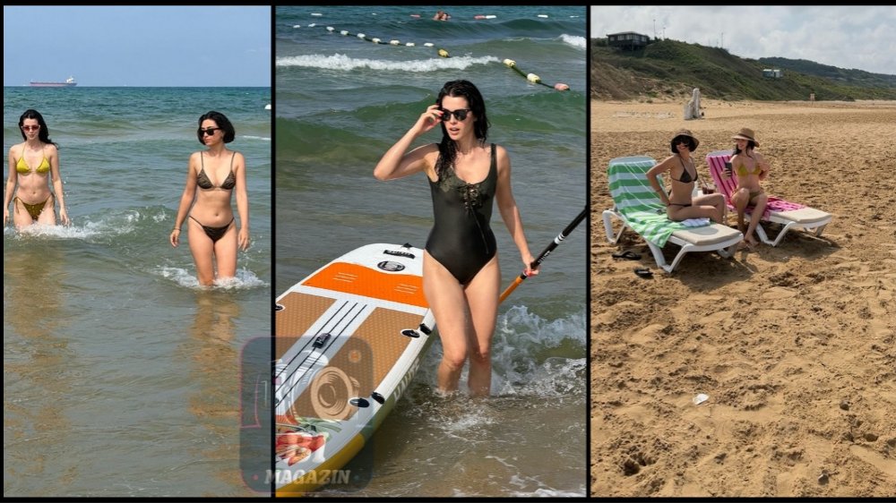 Kız Kıza Plaj Keyfi...