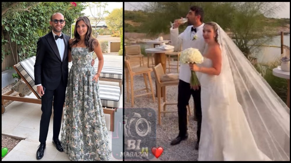 Oğuz Kıral Ve Eşinden Şık Düğün Pozu...