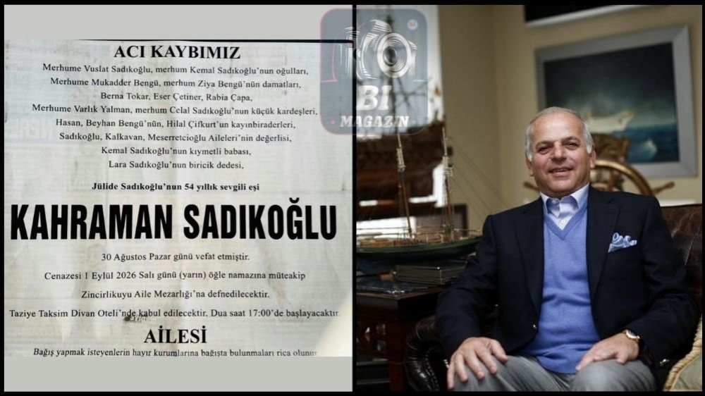 Armatör Kahraman Sadıkoğlu Hayatını Kaybetti...
