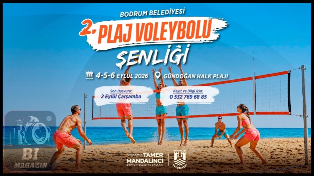 Plaj Voleybolu Şenliği Gündoğan’da...
