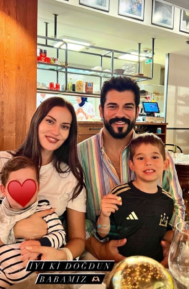 Fahriye Evcen'den Burak Özçivit'e: "İyi Ki Doğdun Babamız"...