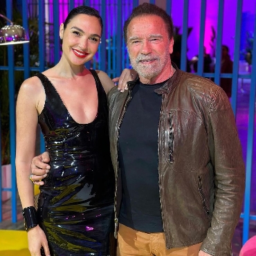 Gal Gadot Ve Arnold Schwarzenegger Bir Arada...